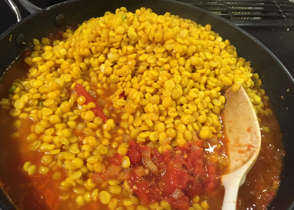 lentil curry pan