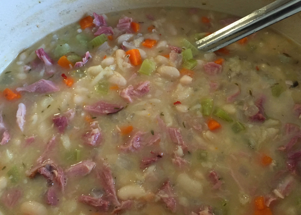bean soup with meat