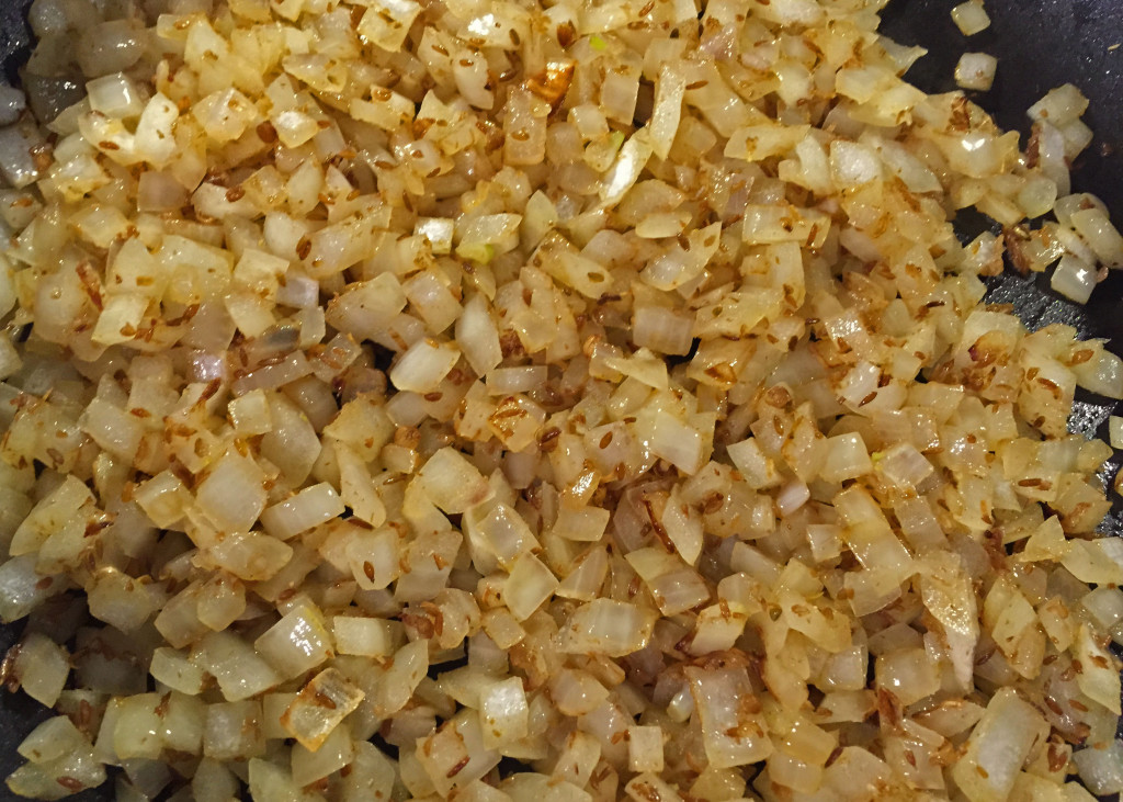 lentil curry onions