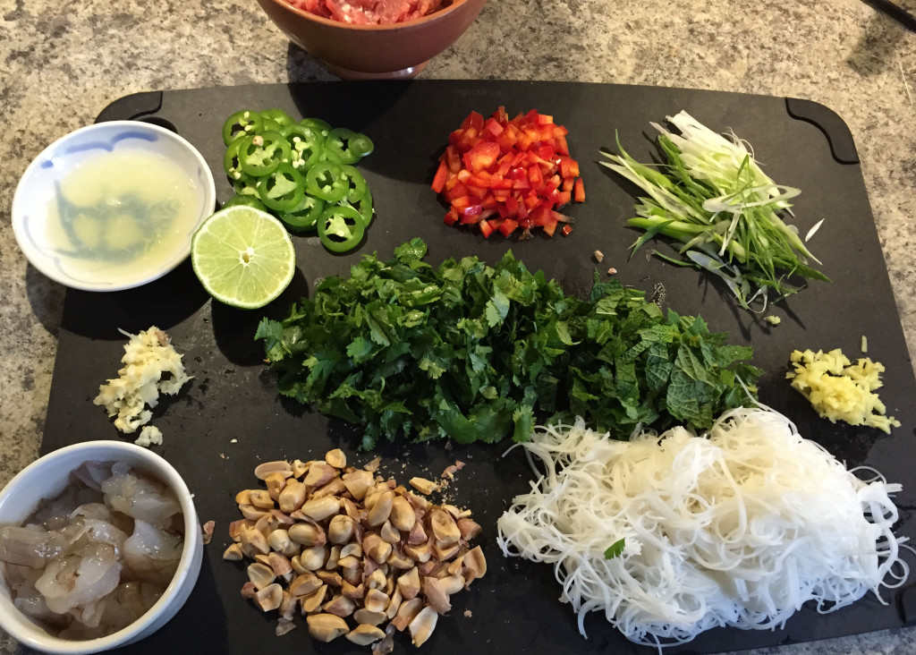 asian noodle prep