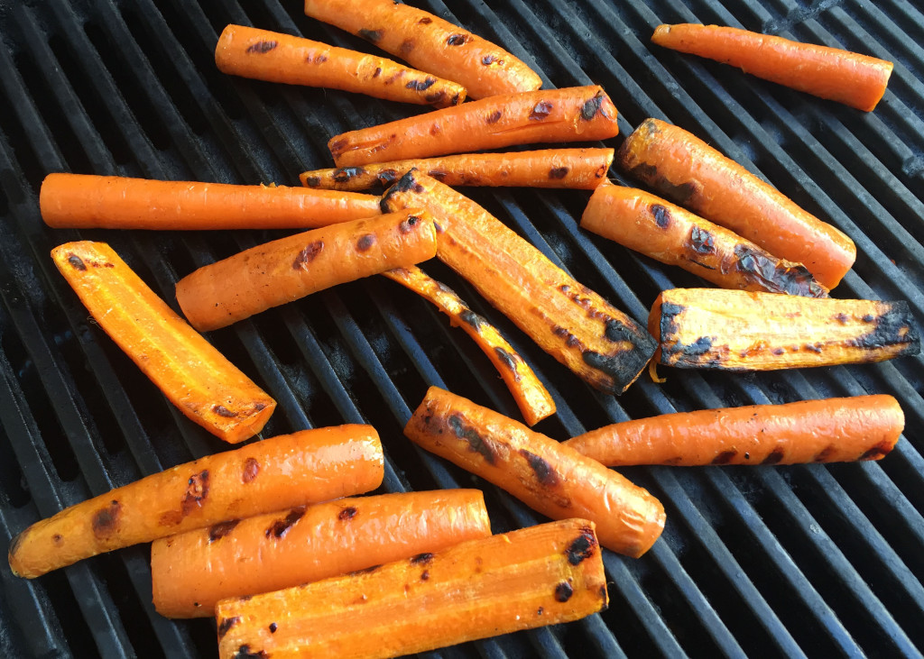 carrot pesto grilled